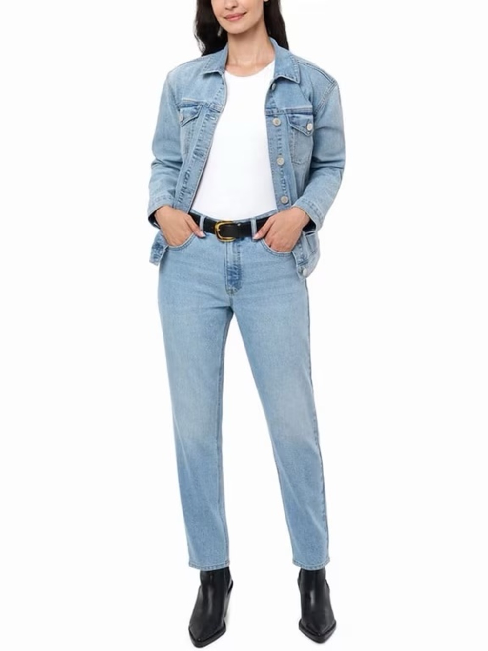 Seven7 Light Blue Straight Leg Jeans